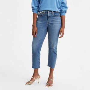 Levi’s Wedgie Straight Jeans in Love Triangle - Dark Wash